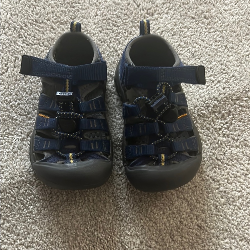 Keen Blue Sandals with Adjustable Straps and Durable Sole